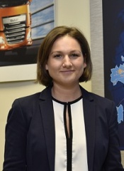 Varga Melinda, a Paccar Parts magyarországi disztribúciós központjának vezetője